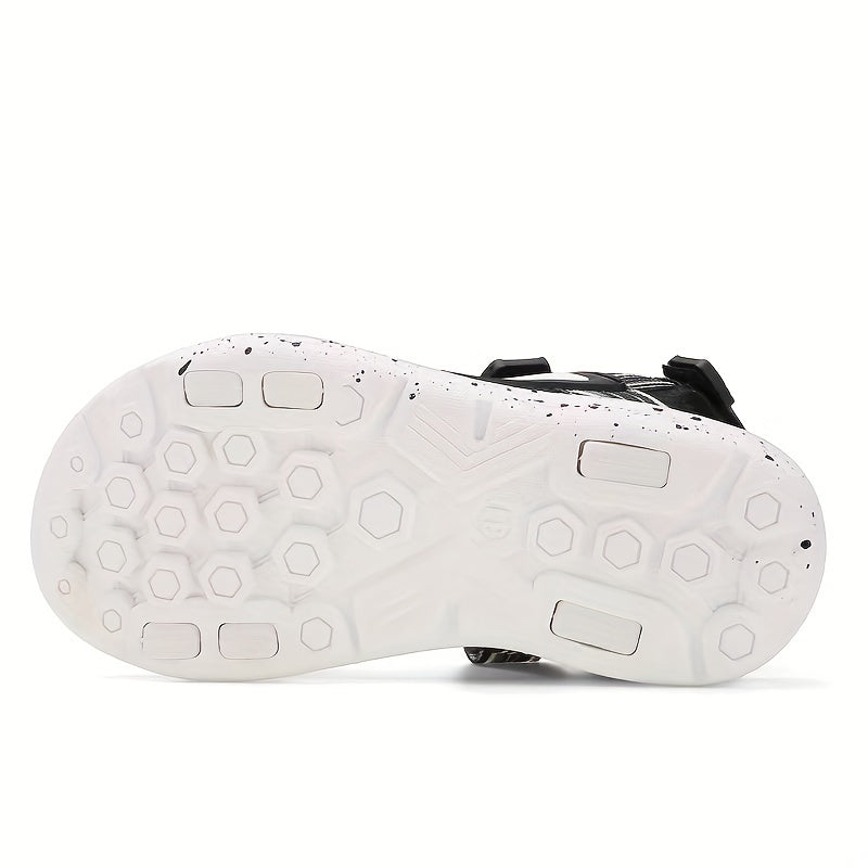 Boys' Summer Open Toe Sandals Lightweight Breathable Non-slip Beach Shoes