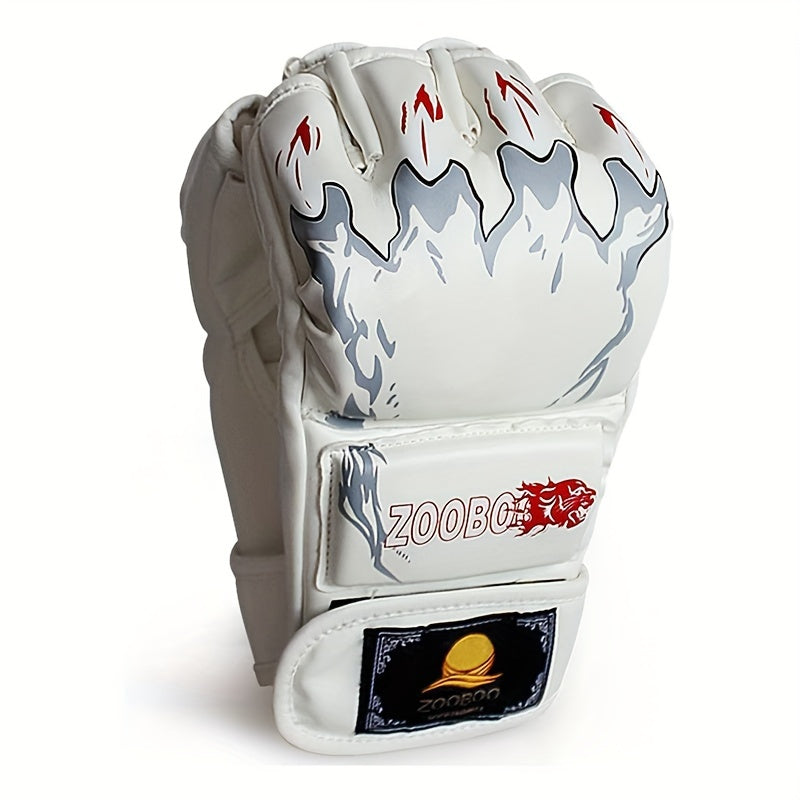 Adjustable Half Finger Boxing Gloves for MMA Training