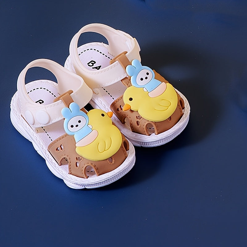 JIAGEYA Baby Girls Cartoon Sandals Lightweight Anti Slip