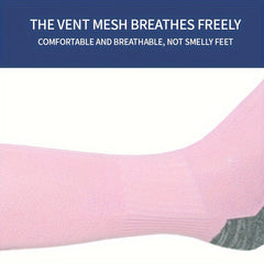 Men's Compression Over Calf Sport Socks - Breathable for Cycling Running