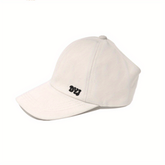 Backless Ponytail Baseball Cap Embroidered Sun Hat for Women