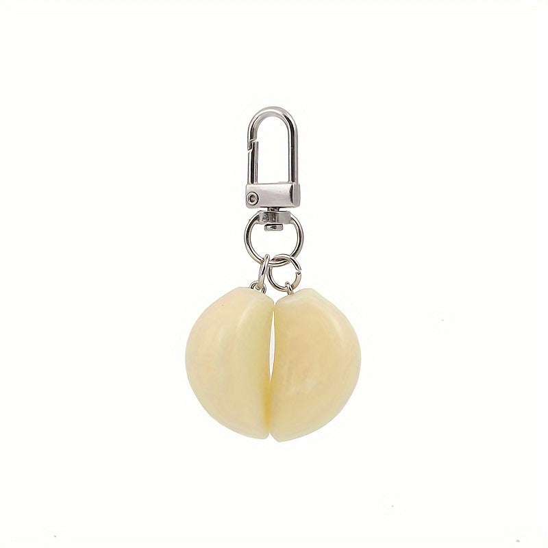 Garlic Pendant Keychain for Car Keys Backpacks Wallets