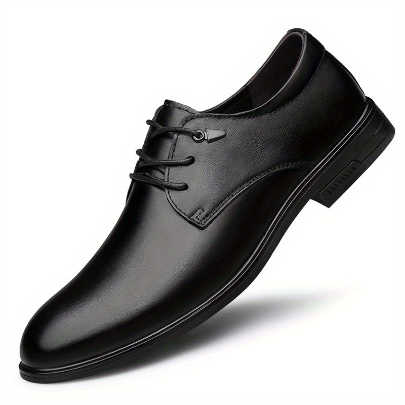 Men's Leather Derby Shoes Wear resistant Non Slip Dress Shoes