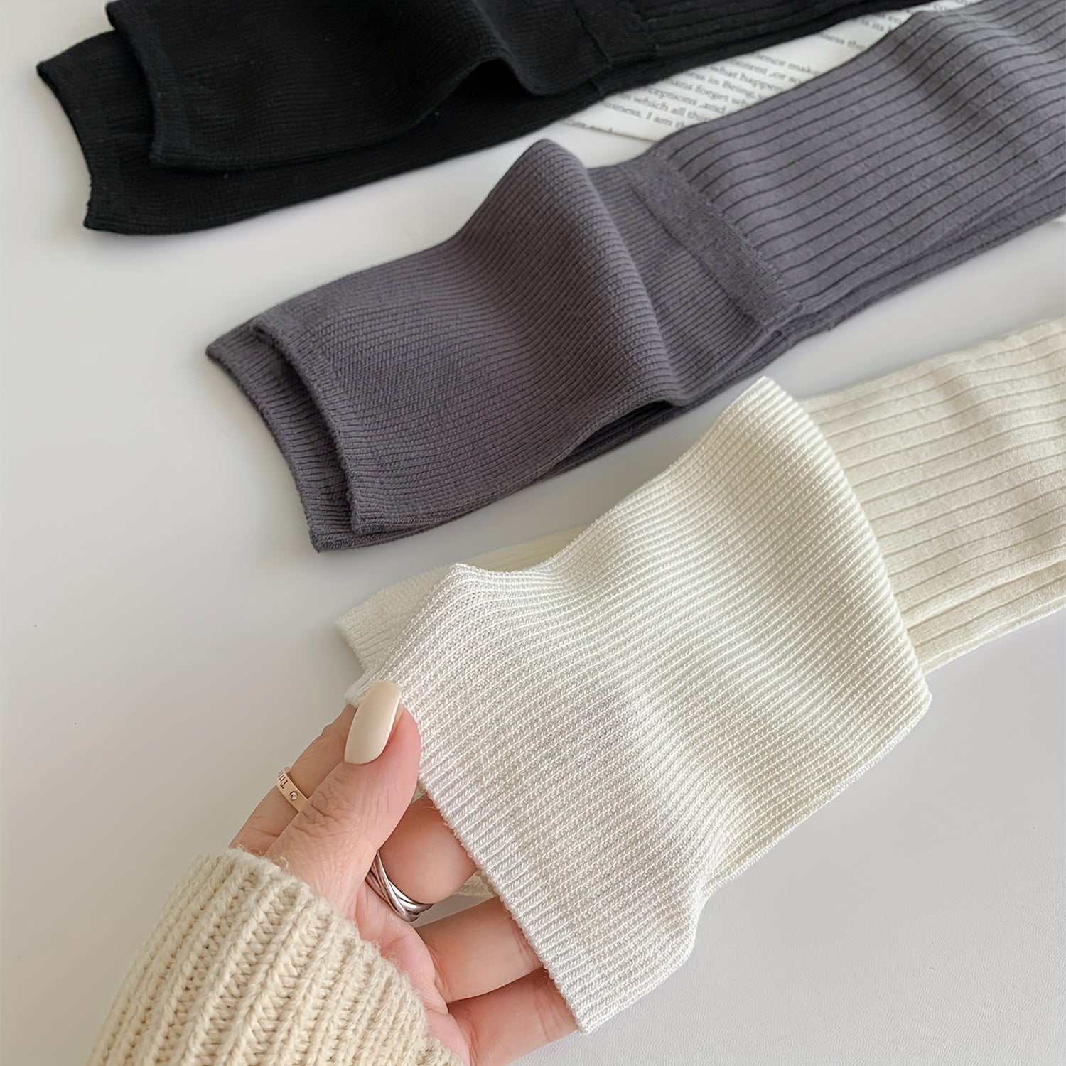 Solid Thigh High Socks Comfy Over The Knee Socks Women's Stockings