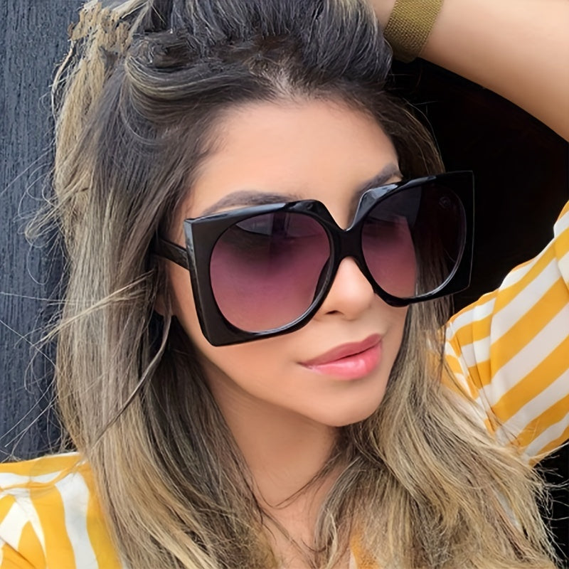 Square Sunglasses Mod Anti Glare UV400 Sun Shades