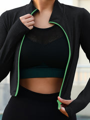 Women's Thermal Track Jacket Full Zip
