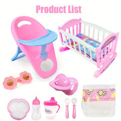 10pcs Doll Accessories Party Game Set for Children Over 3 Years Old
