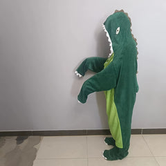 Funny Dino Sleeping Bag Soft Cozy Flannel Hoodie