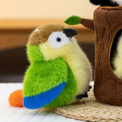 1pc 72inch Parrot Plush Toy Soft Polyester Stuffed Animal Realistic Home Decor