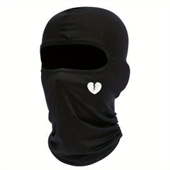 Love Print Outdoor Cycling Hat Sunscreen Windproof Balaclava