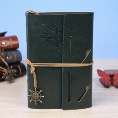 Vintage Ledger Diary Strap A6 Notebook