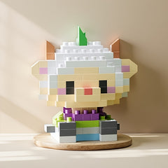 Goat Animal Cartoon Building Block Home Decor Educational Toy