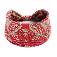 Paisley Print Boho Headband Hair Accessory