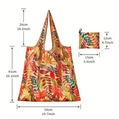 Large Capacity Folding Shopping Bag Portable Nylon Hand-held Storage