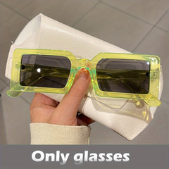 Small Frame Square Sunglasses for Women