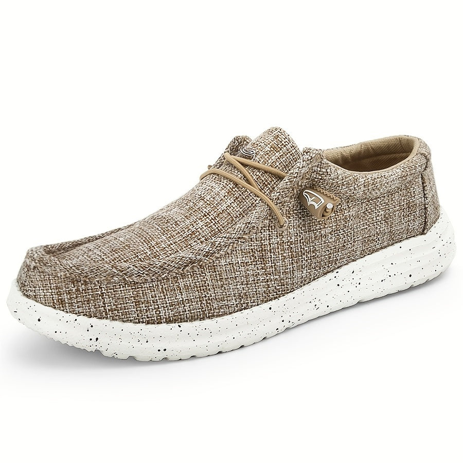 Women's Flat Canvas Shoes Slip On Loafers Casual Walking Shoes