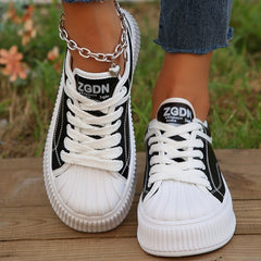 Women's Thick Bottom Outdoor Flat Shoes, Non Slip Sport Shoes