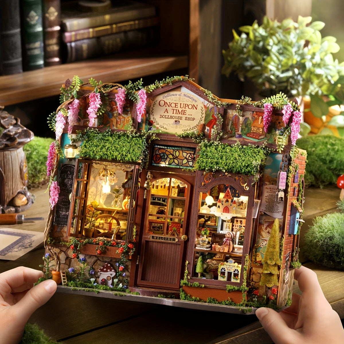 3D Fairy Tale Kingdom House Model DIY Building Scene