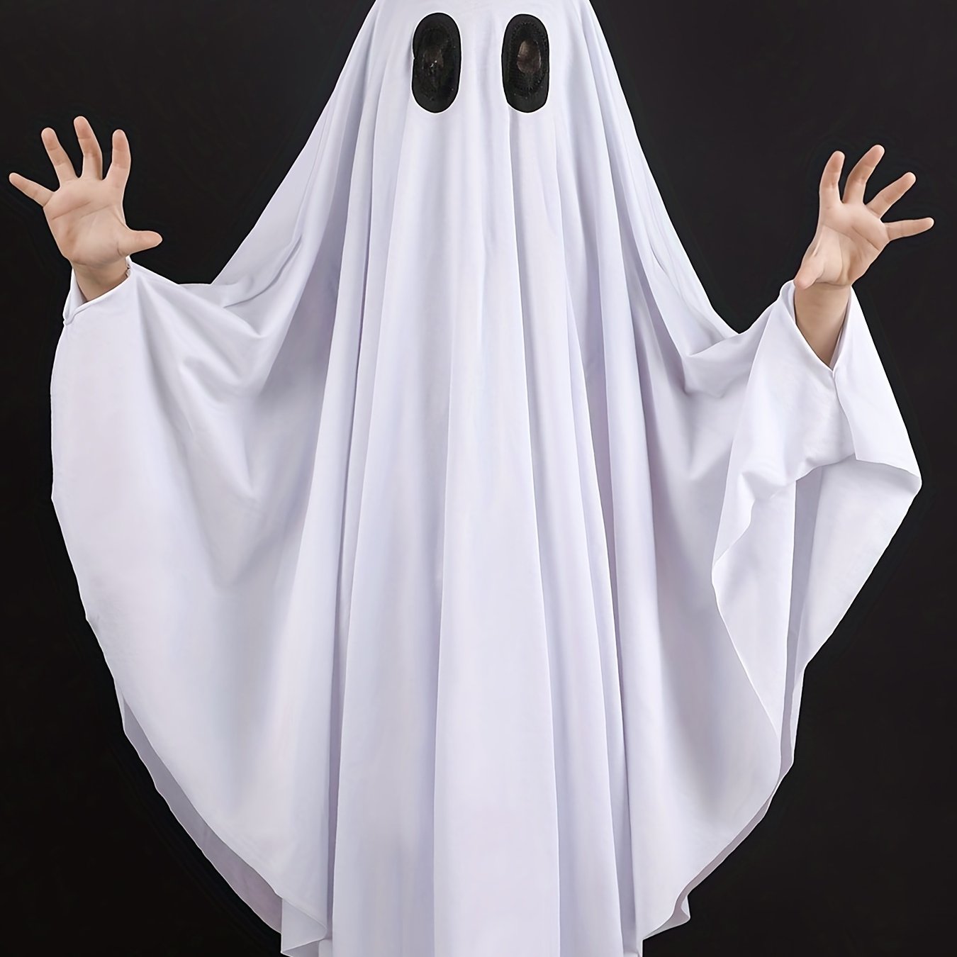 Toddler Halloween Costume Ghost Cosplay Cloak for Kids Party Clothes