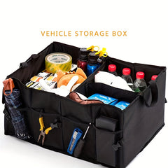 Car Storage Box Functional Folding Oxford Cloth Trunk Storage Box
