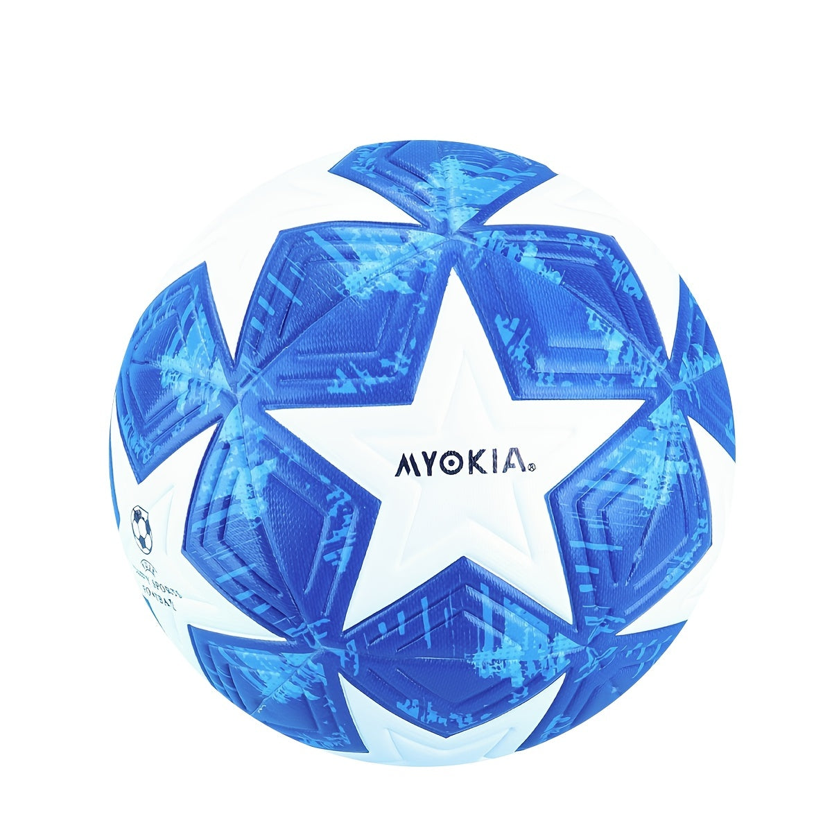 MYOKIA Leather Soccer Ball Seamless Ideal for Match Games