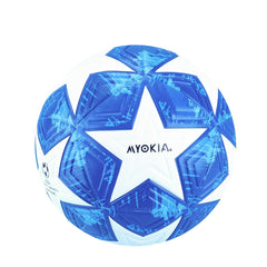 MYOKIA Leather Soccer Ball Seamless Ideal for Match Games