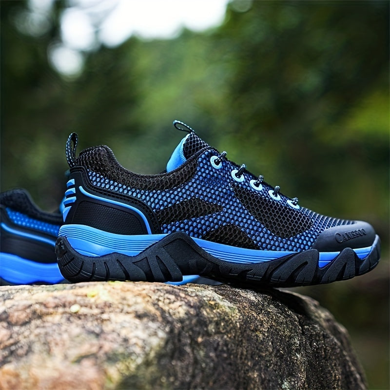 Men's Breathable Hiking Shoes Arch Support Non Slip Sneakers