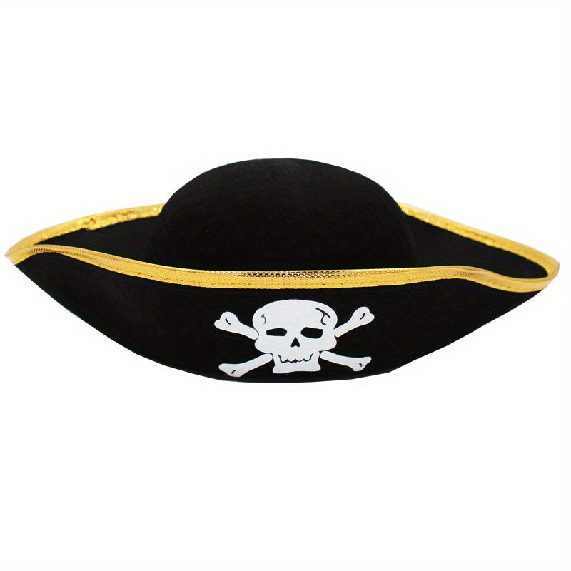 Pirate Captain Hat Cosplay Stage Hat Performance Props Halloween Masquerade
