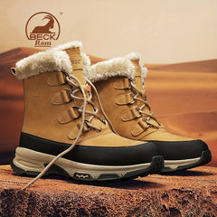 Men's Thermal Snow Boots Windproof Hiking Boots