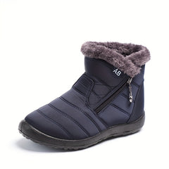 Women's Plush Lined Snow Boots Waterproof Winter Warm Boots