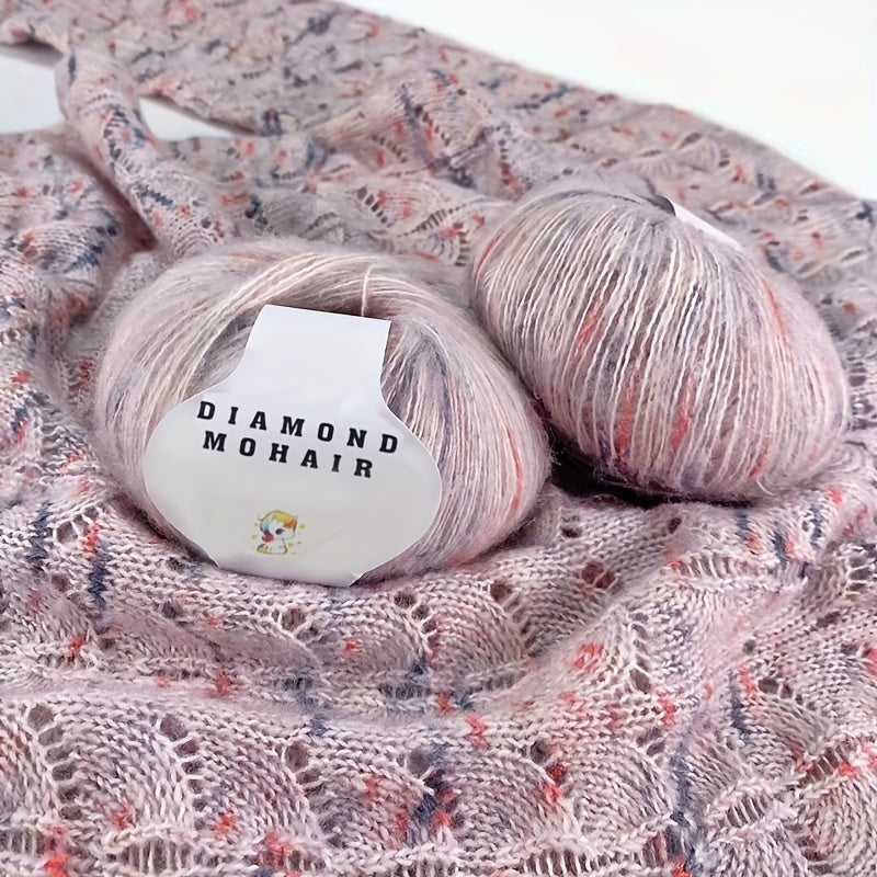 15% Mohair 85% Acrylic Yarn for DIY Knitting Scarf Shawl 25g