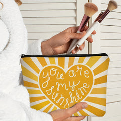 Sunshine Makeup Bag, Inspirational Gift for Daughters & Teachers