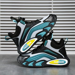 Unisex Kid's Basketball Shoes Rotating Buckle Sneakers