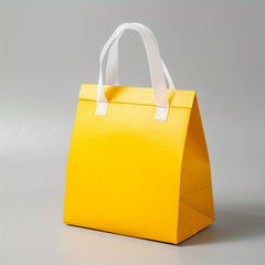 5 Insulated Take Out Bags w/ Stickers - Ideal for Ice Cream, Coffee