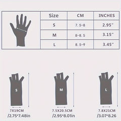 Copper Fiber Half Finger Training Gloves for Indoor Sports