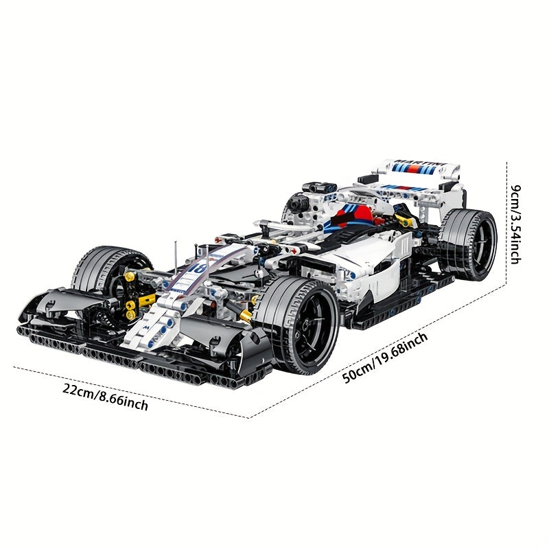 Formula Car Building Blocks Supercar Model Toy Gift