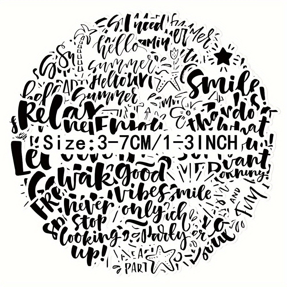 42pcs Graffiti Stickers Waterproof DIY Handbook Sticker Pack