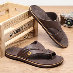 Men's Non-Slip Flip Flops Casual Slippers Indoor/Outdoor Shoes