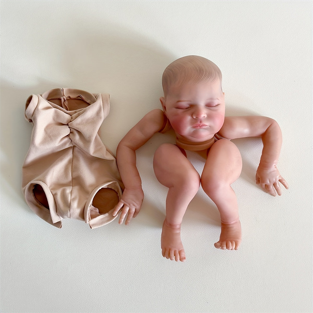 19 in. 3D Painted & Unpainted Reborn Doll Kits Unassembled Unfinished DIY Parts