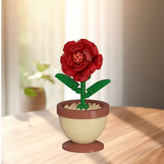 Eternal Blooming Bouquet Artificial Flowers DIY Potted Plants Desktop Deco