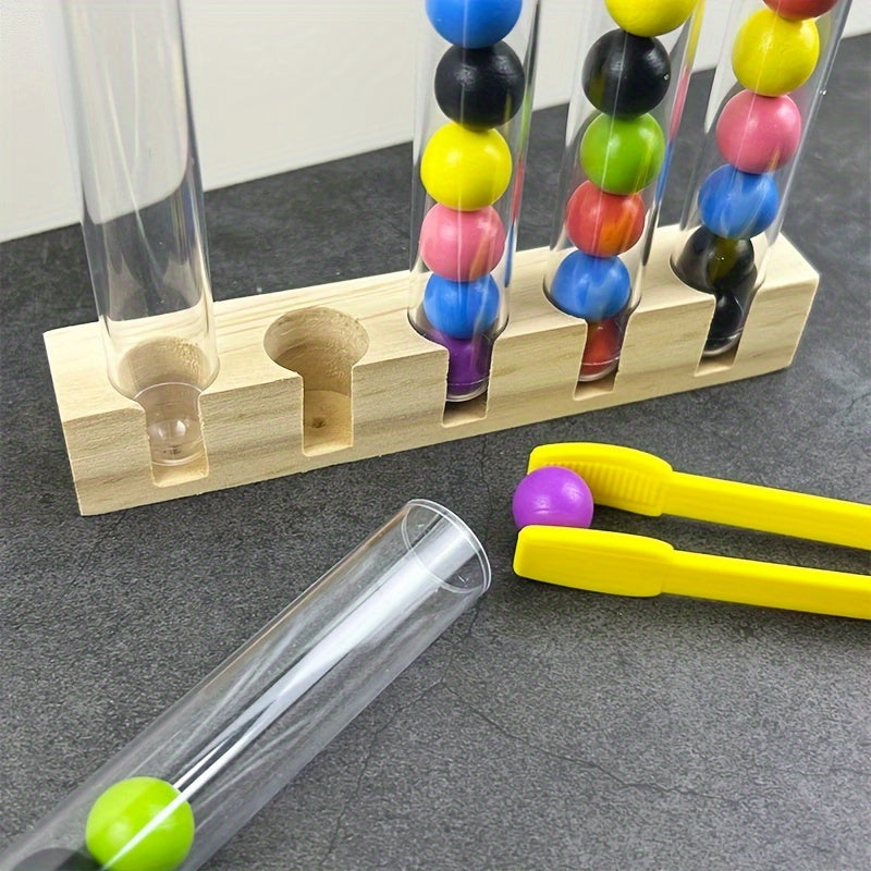 5-Piece Test Tube Clip Bead Toy for Kids