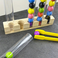 5-Piece Test Tube Clip Bead Toy for Kids
