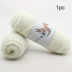 Squirrel Yarn Velvet Wool Thread Bright Silk Crocheting Knitting 4mm