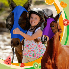 Horse Fly Mask with Ears UV Protection