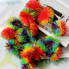 Colorful Rubber Band Balls for Kids - Sensory Play & Fine Motor Skills