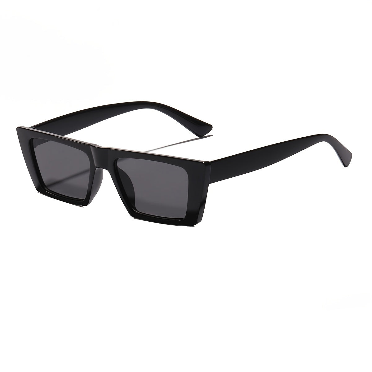 Men's Vintage Oversized PC Square Wooden Sunglasses