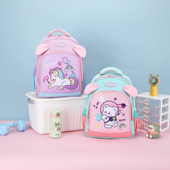 Unicorn Dinosaur Astronaut Backpack Large Capacity Lightweight Student Bag