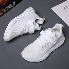 Women's Solid Running Shoes Hook & Loop Fastener Outdoor Sneakers