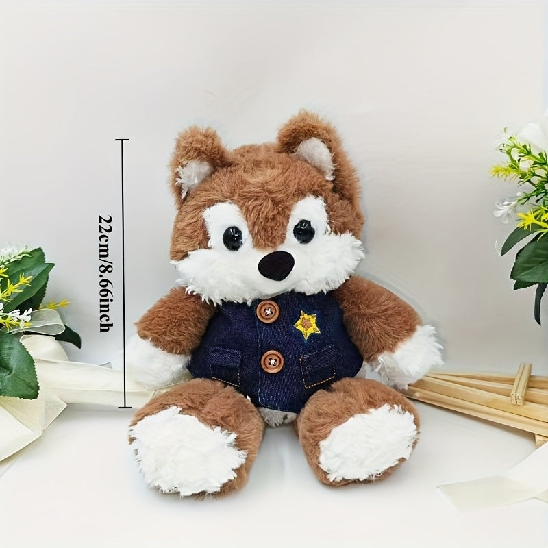 Husky Plush Toy Dog Doll for Dress up Decoration