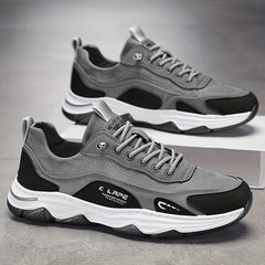Men's Slip On Sneakers No Tie Outdoor Walking Shoes